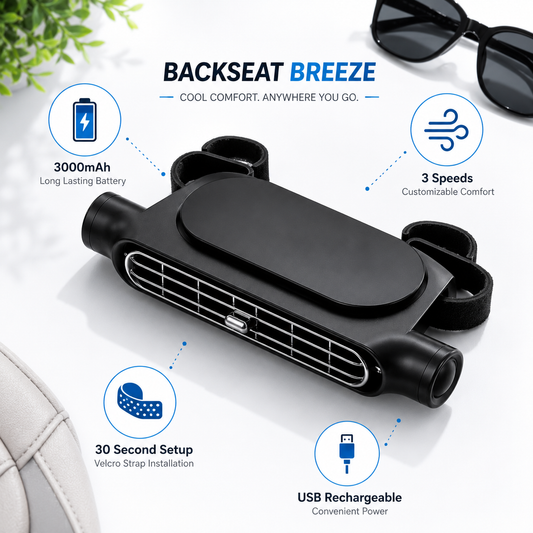 Clip-On Car Fan